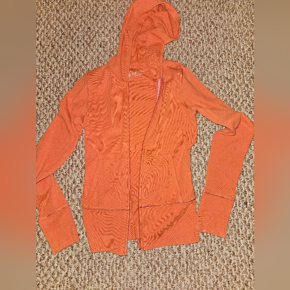 Victoria's Secret Orange Zip-Up Hoodie